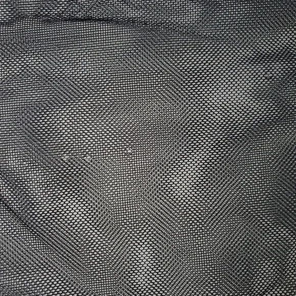 NWOT Lulus Elegant Indication Black Mesh Pearl One-Shoulder Midi Dress Sz L - Picture 15 of 15